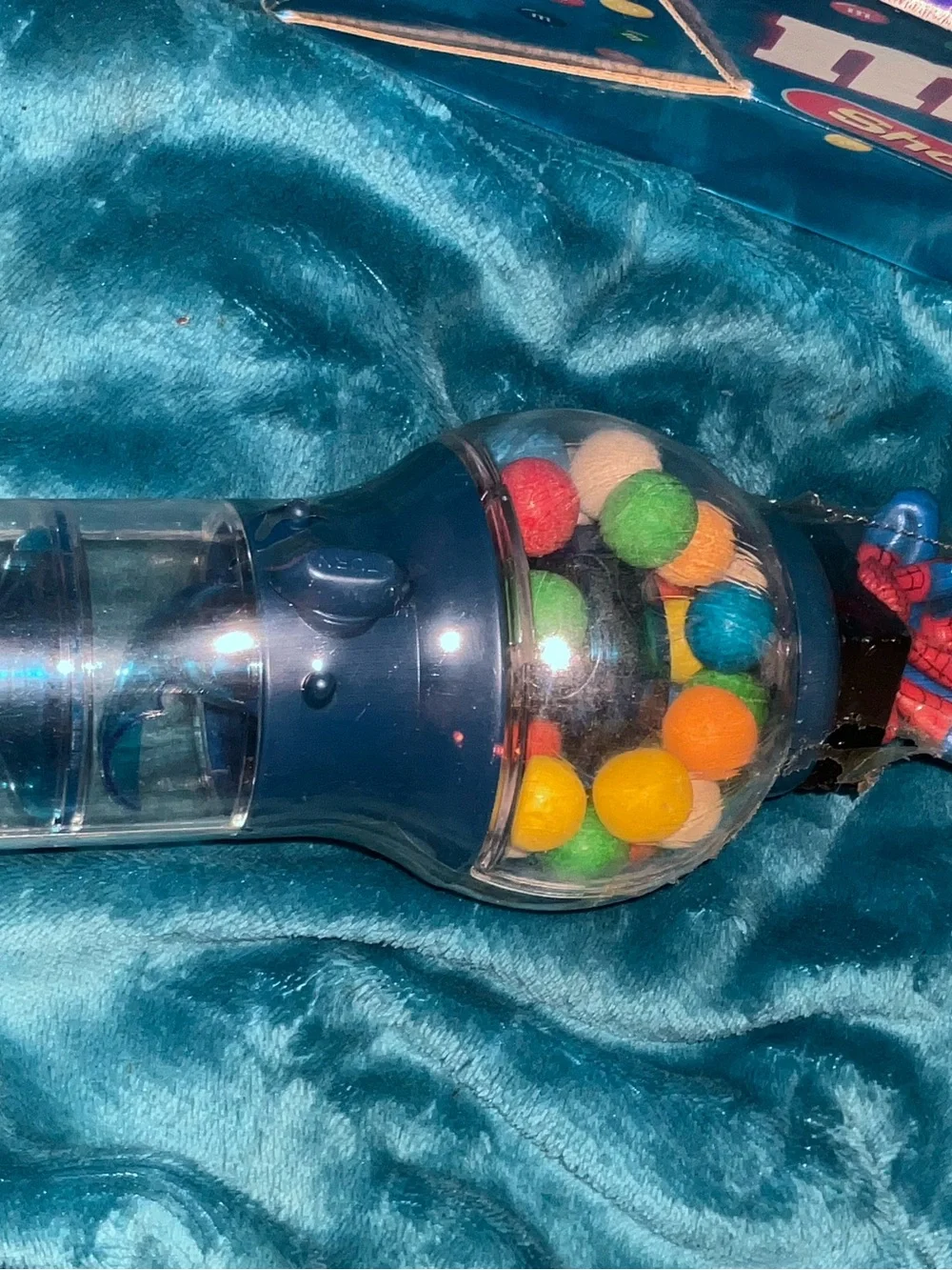Vintage Red & Blue Spider-Man Gumball Toy Dispenser - Kids Toy 2004